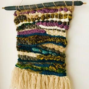 Handcrafted Wall Weave with Driftwood